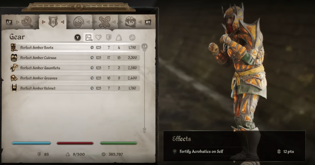 oblivion remastered perfect amber