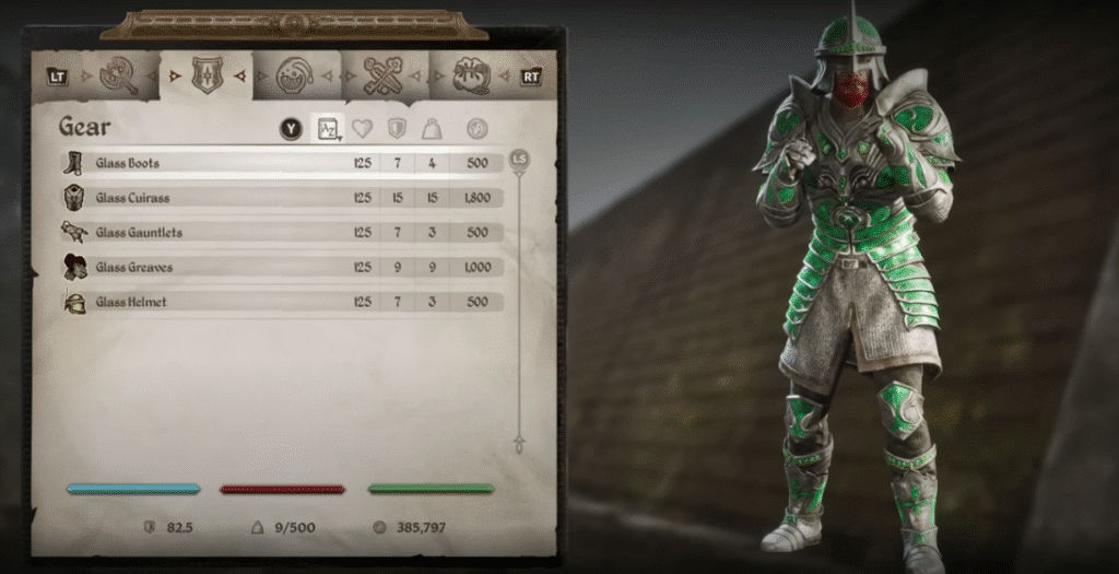 oblivion remastered glass armor