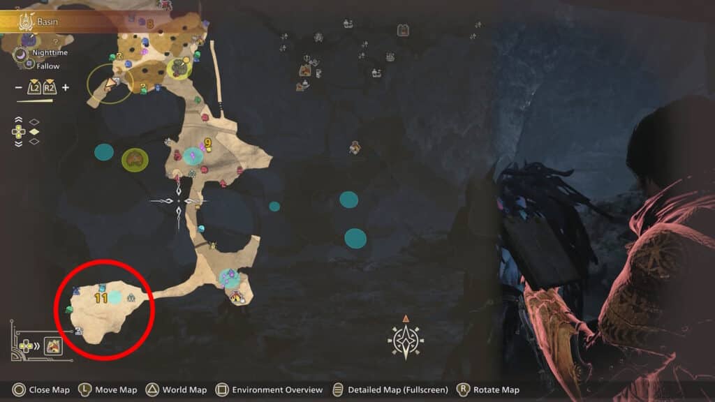 Area 11 | Monster Hunter Wilds: Monster Carcass Location